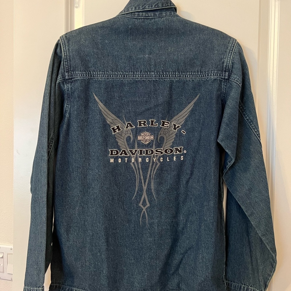 Harley Davidson demin shirt